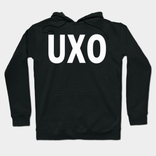 UXO large text Hoodie